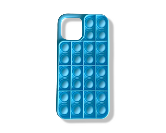 Baby blue fidget phone case